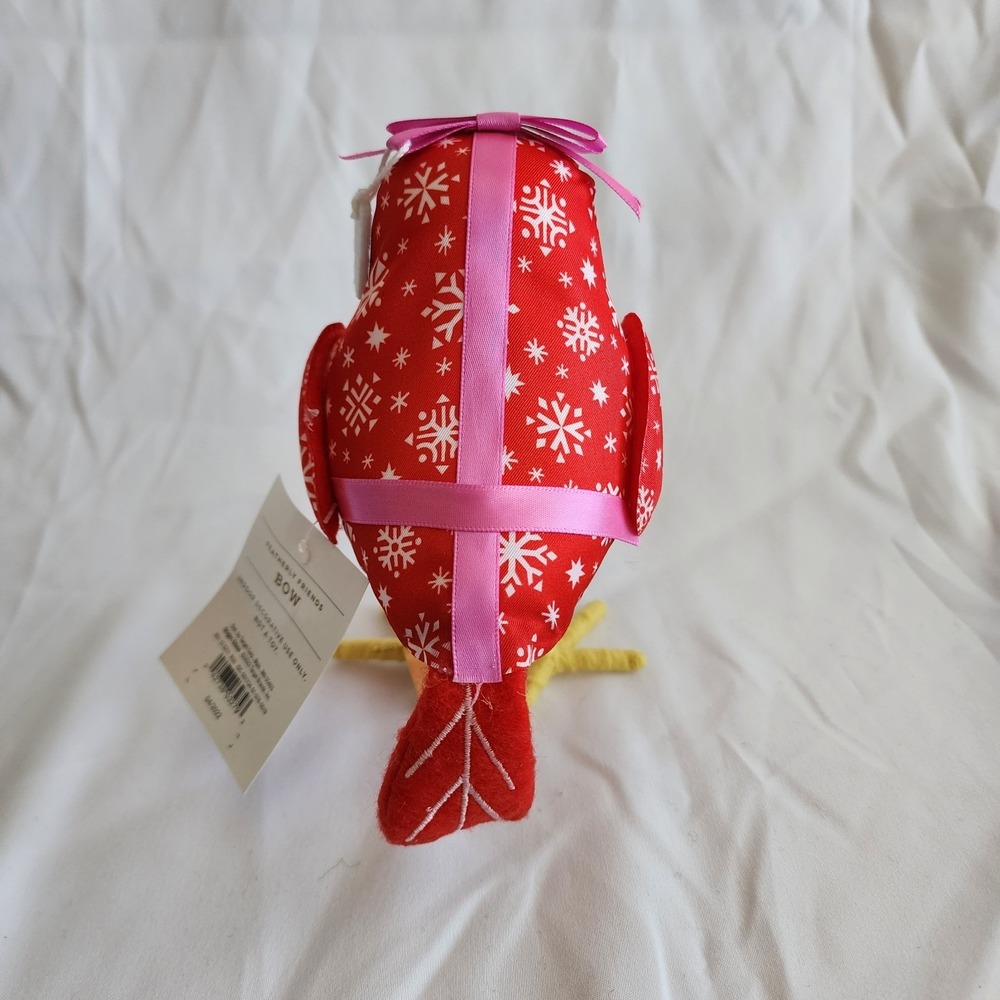 New Target Wondershop Holiday 2022 Christmas Fabric Bird Featherly‎ Friends Bow - Picture 3 of 5